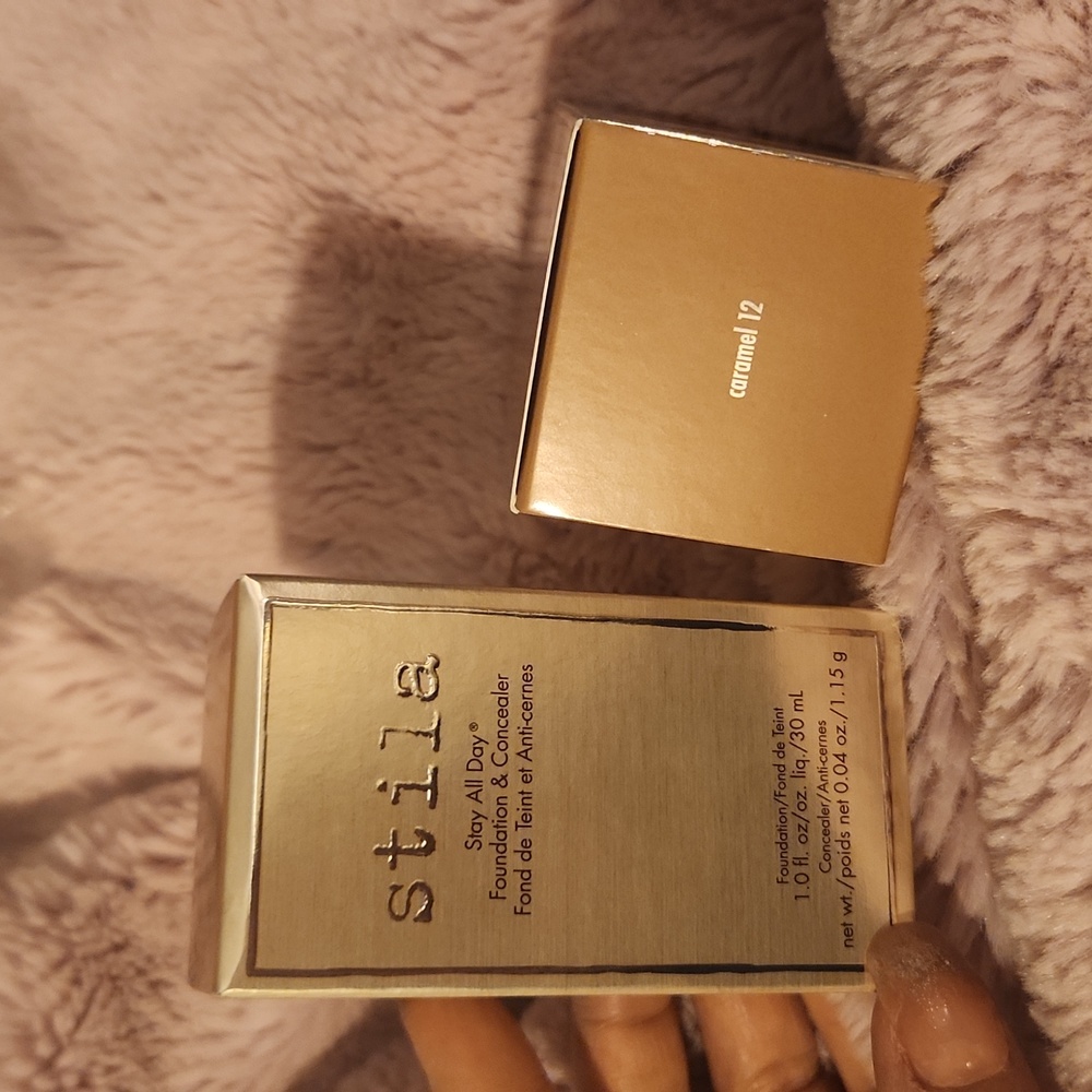 2 Stila All Day Foundation & Concealer in the color caramel 12 NEW